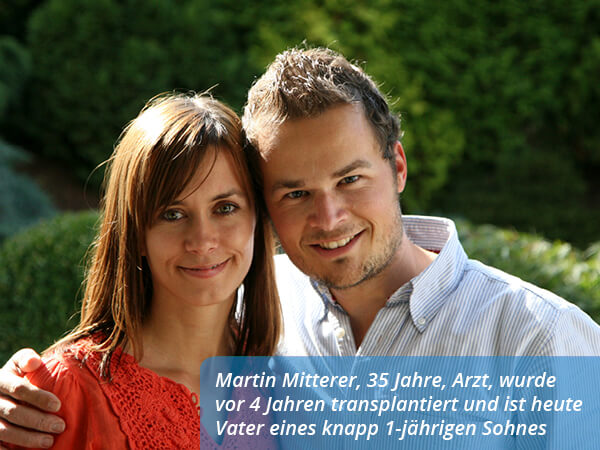 Martin lebt danke einer Stammzellspende